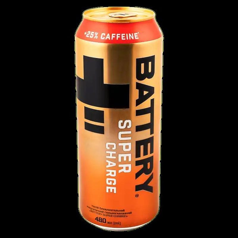 Енергетичний напій Battery 0,48 л — Пивбургер, Запоріжжя
